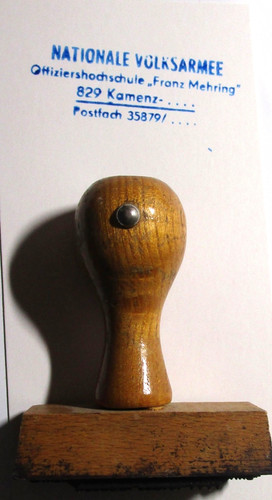 Ddr original dienst stempel - ddr-,