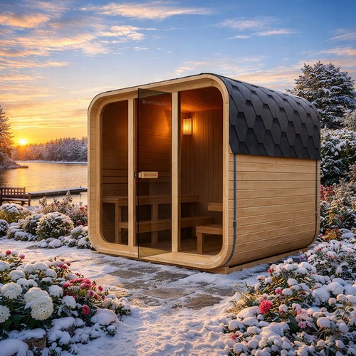 Outdoor cubesauna gartensauna - outdoor,