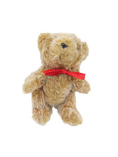 Heunec Teddy Bär - Aids Hilfe 1998 Plüschbär 16 cm Sammlerbär Schleife Rarität