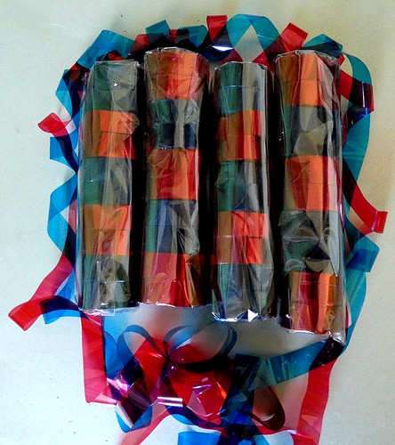 Pack luftschlangen blau - pack,