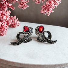 Jugendstil ohrstecker 925 - jugendstil,
