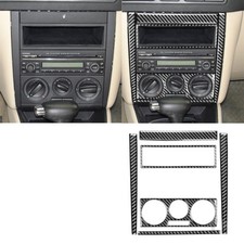 6xCarbon AC Mittelkonsole verkleidung Für VW Golf 4 MKIV 99-04