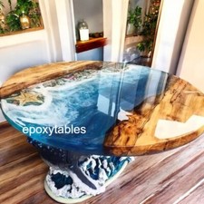 Ozean Epoxidplatte Tisch