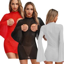 DE Damen Trompetenärmel