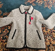 Giesswein Damen Walkjacke 38 Schurwolle