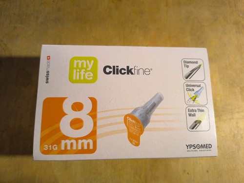 Mylife clickfine pen - pen-nadeln, 8