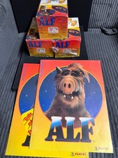 3x ALF Panini Sticker Display *Neu* von 1987 incl  2 Leeralben mit Poster