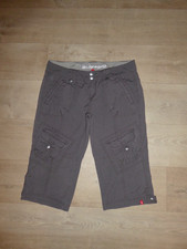 EDC by ESPRIT 3/4 Cargo Hose Caprihose Bermuda Hüftig Braun Gr.40 **w.NEU**
