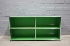 Design USM Haller Sideboard Regal 4 Fächer grün 1,5m 35cm Tiefe Top-Style Regal