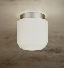 CASABLANCA LED DECKENLAMPE DECKENLEUCHTE BIT D10cm Glas Weiß - Matt