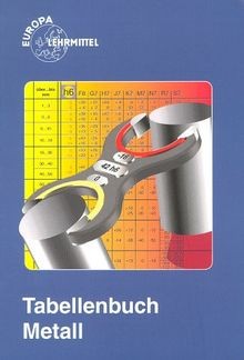 Tabellenbuch metall mit - tabellenbuch, (mit