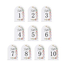 10x Arch Tisch Zeichen