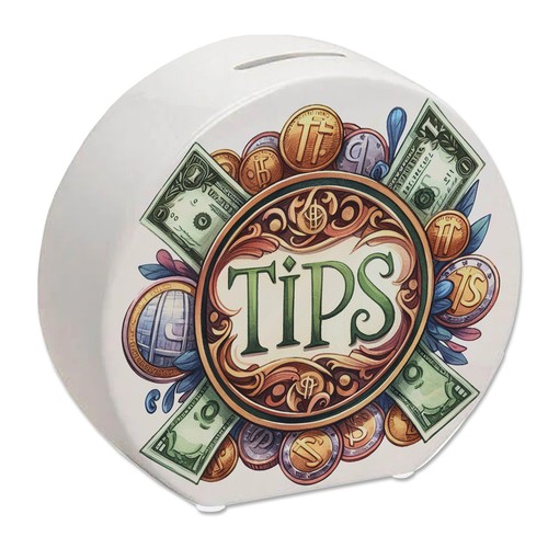 Trinkgeld retro spardose mit - retro,
