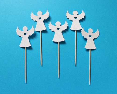 Engel cupcake topper taufdeko - cupcake,