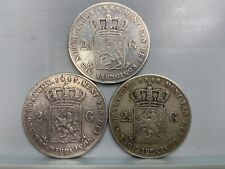 NIEDERLANDE 3x 2 1/2 GULDEN