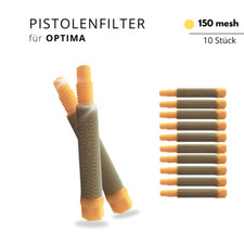 Pistolenfilter OPTIMA Spritzpistole Einschraubfilter Airless AirCoat Filter #150