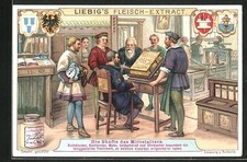 Sammelbild liebig zünfte - liebig,, des