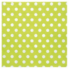 Servietten 'Dots' Punkte grün