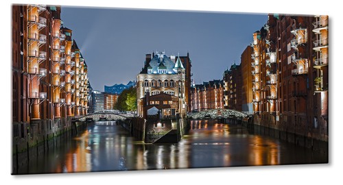 Leinwand bild hamburg - leinwand,
