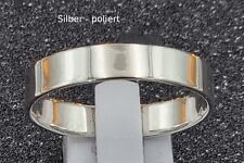 SterlingSilber925 Ring 5mm poliert/vergoldet/satiniert/eismattiert/rund gehämmer