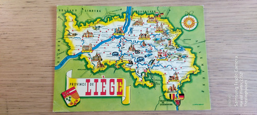 Postkarte lüttich liege - postkarte,