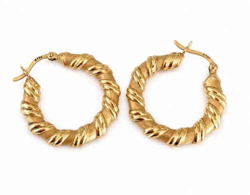18k gold bambus stil gedrehte - stil,