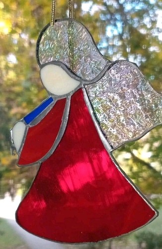 Tiffany glas engel rot - tiffany,