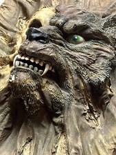 ?Zombie Werwolf 3D RAR Wandbild Horror Kunst Halloween Gothic Echt Selten Deco