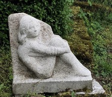 Steinfigur/ Kalkstein /