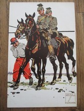 Postkarte Reiter Ulanen