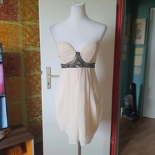 Creme Griechisch Partykleid