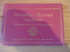 Antiquität Astudin-Karten vom Rhein Postkarten