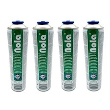 4x Universalgas Druckgasdose 600 ml Butan Propan Gas Drehgewinde 330g 7/16" NOLA