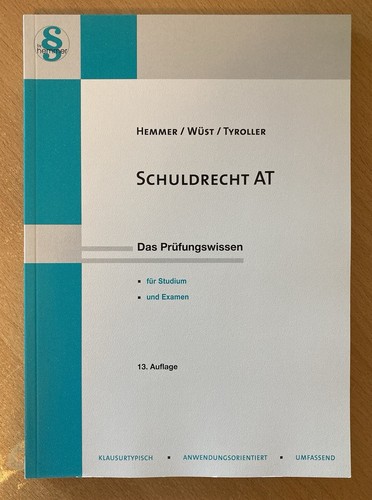 Schuldrecht hemmer skript - schuldrecht,