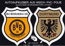 Borussia dortmund aufkleber - dortmund,