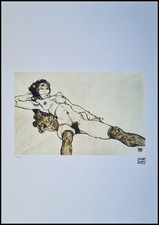EGON SCHIELE * Reclining