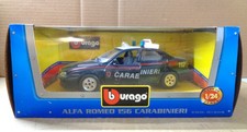 BURAGO Alfa Romeo 156 Carabinieri, metallic schwarz, #01308, 1:24, OVP  (#07)