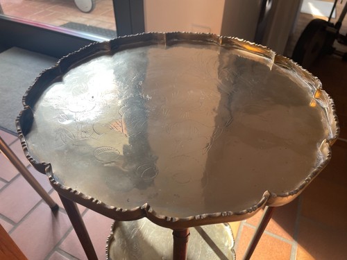 Antik beistelltisch messing - antik,