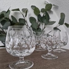6 x  Bleikristall  Cognac