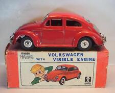 Bandai Nr. 4049 Volkswagen VW Käfer Beetle Blech rot Motor sichtbar OVP #1717
