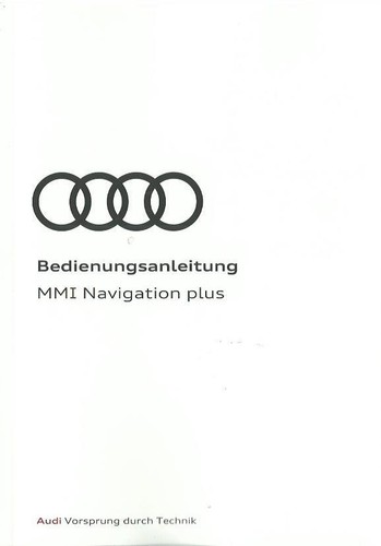 Audi mmi navigation - mmi, plus
