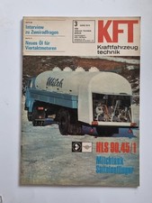 KFT 03/1974 Kraftfahrzeugtechnik  Milchtank Sattelauflieger HLS 90.45, MZ Gespan