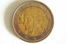 2 € Münze aus Italien 2002 Dante Alighieri selten Fehlprägung