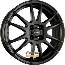 4x ALUTEC MONSTR Racing-Schwarz 7,5x18 ET18 4x108 Alufelgen 18 Zoll