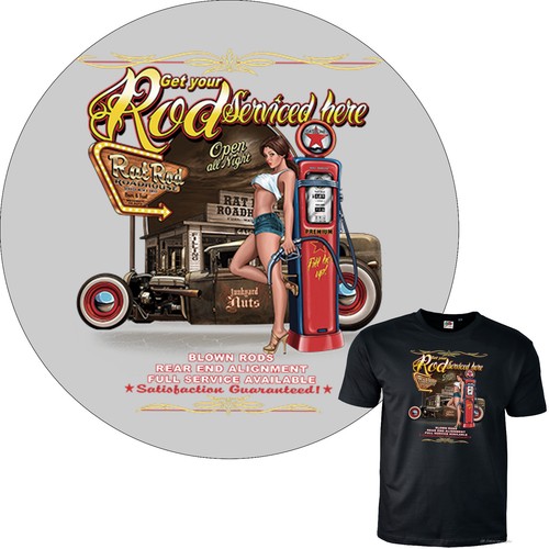 Hot rod vintage shirt - , t-shirt