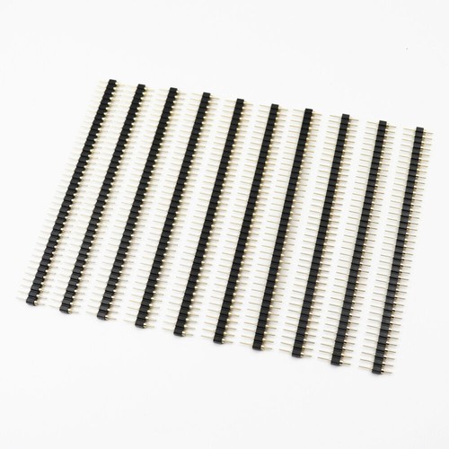 10pcs 54mm male pins gold - 40,