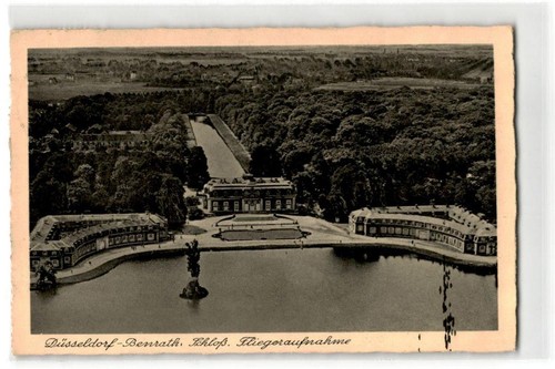 Düsseldorf benrath schloss - ak, düsseldorf-benrath