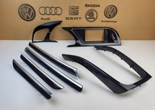 Original Audi A5 8T Coupe Dekorleisten Set Dekor Schwarz Glanz nur 26.km !