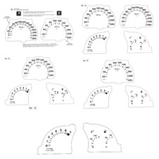 Bms racing tachofolie - bms, weiß