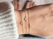 Diamant Buchstabe Armband